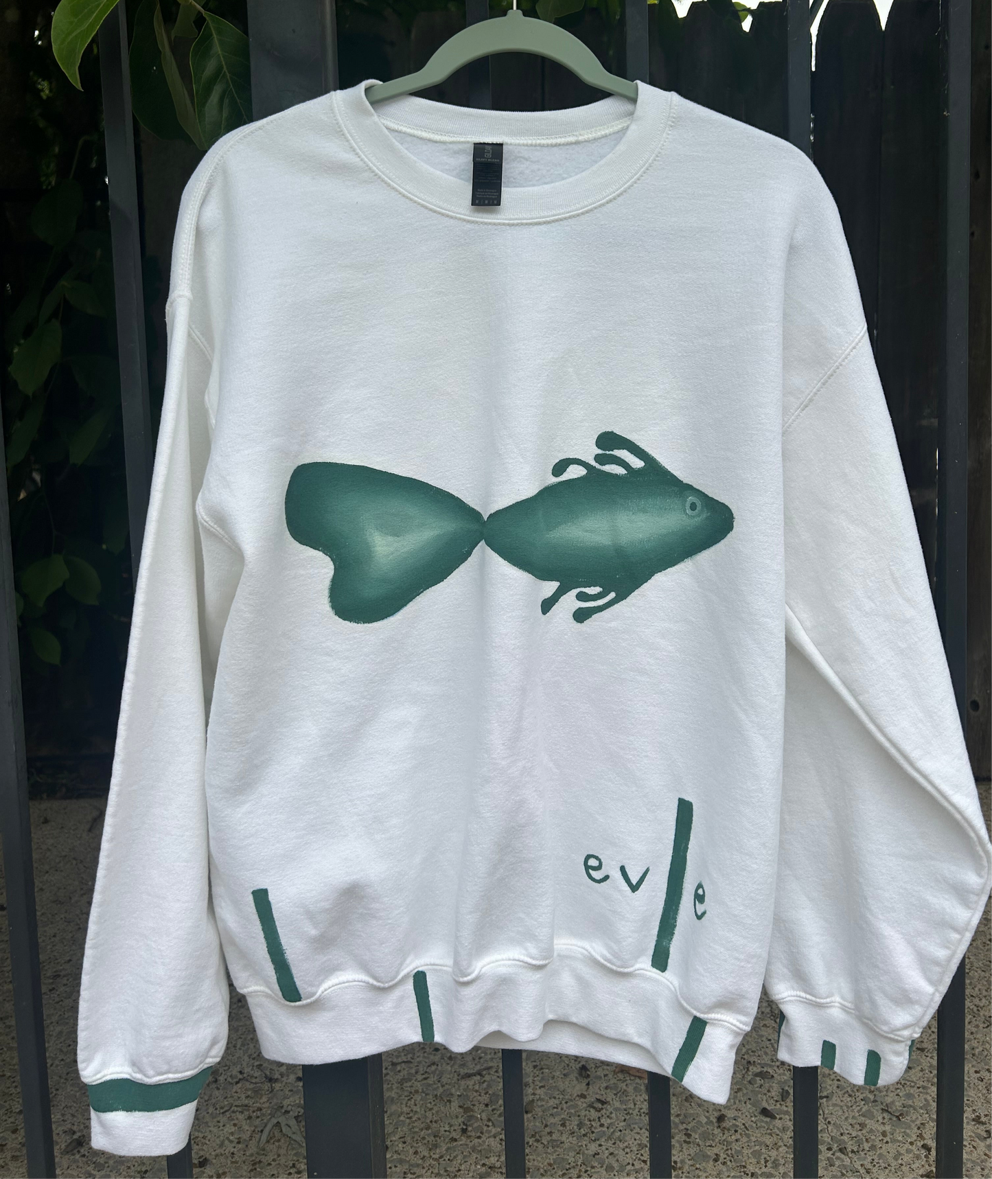 Teal Fish Sweatshirt