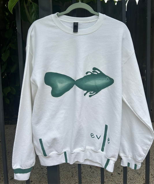 Teal Fish Sweatshirt