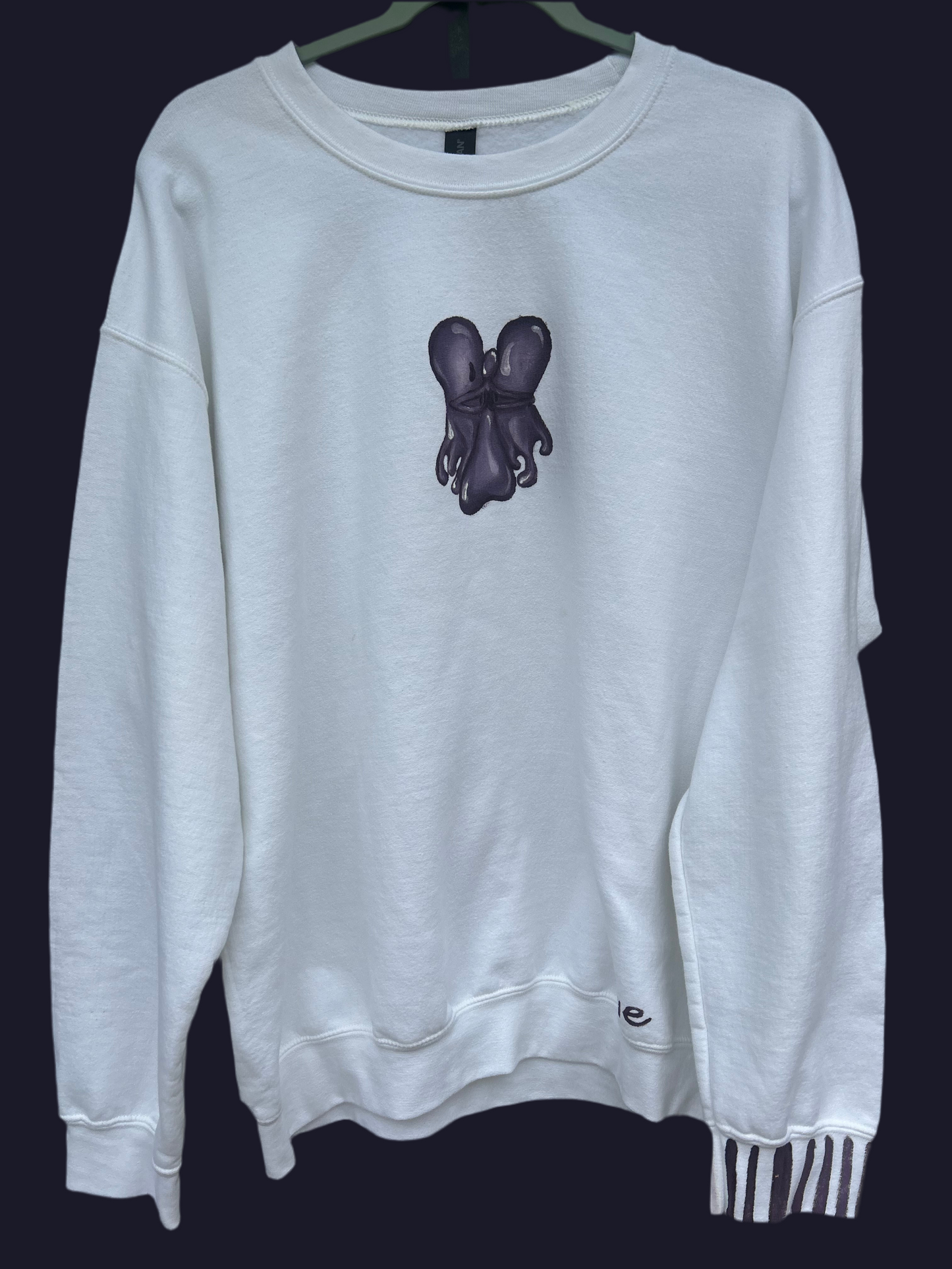 Purple Small Angel Sweatshirt