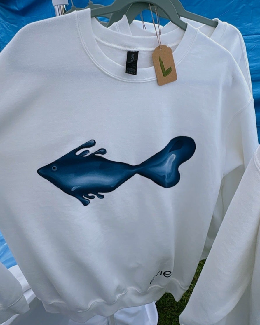 Custom Hand-Painted Sweatshirt