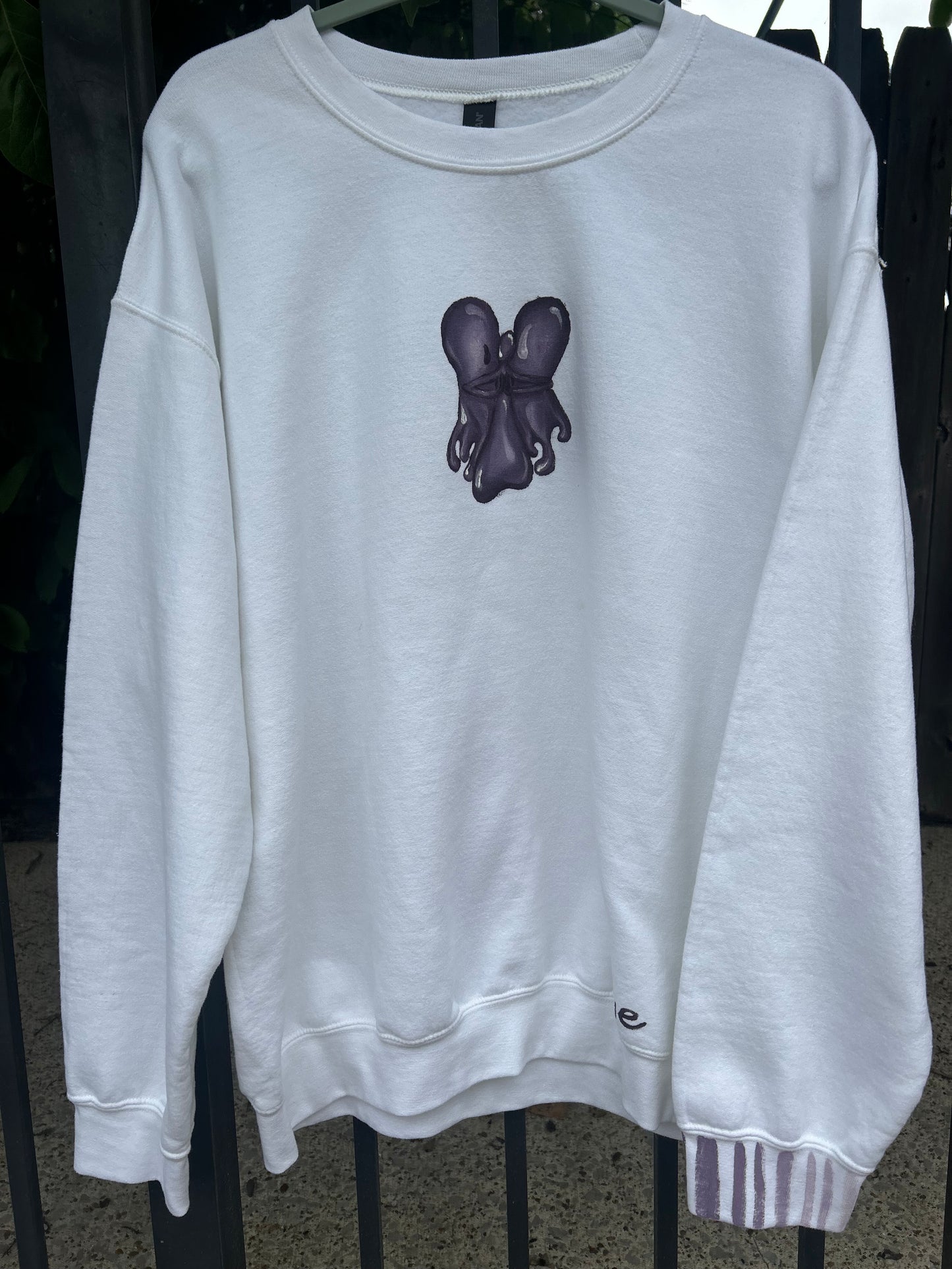 Purple Small Angel Sweatshirt
